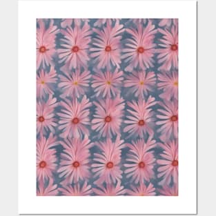 Rose Flower Pattern - Digital Artwork Posters and Art